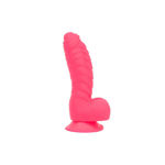 Fantasy Silicone Suction Dildo 7'' Hot Pink