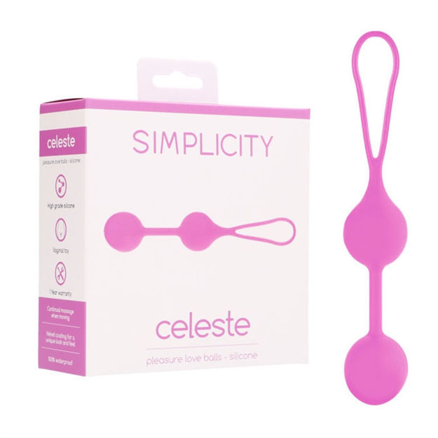 SIMPLICITY CELESTE PLEASURE LOVE BALLS SILICONE