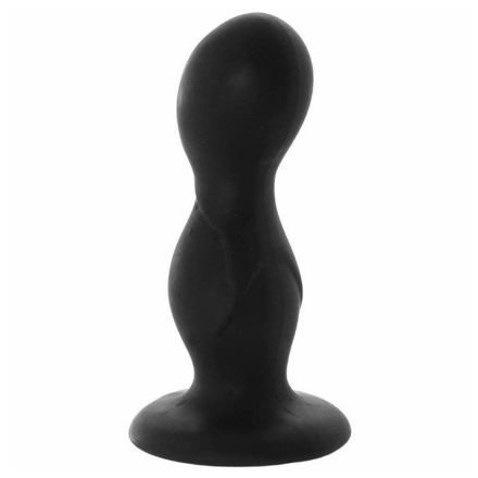 Silicone Back End Play Plug in Blk