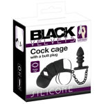 Black Velvet – Cockcage with Plug