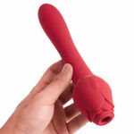 Wild Rose Rechargeable Suction + Vibrateur