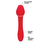 Wild Rose Rechargeable Suction + Vibrateur