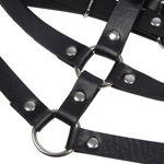 ComeOn Dear – Harness Chest Star BLK C81178-OS