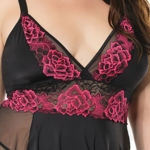 Coquette- Babydoll & G-string 21124 OSXL