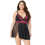 Coquette- Babydoll & G-string 21124 OSXL