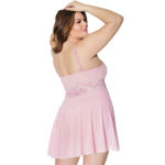 Babydoll et String Pink  21508 1x2x 3x4x