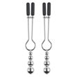 Beaded Nipple Clamps - Silver EV003557