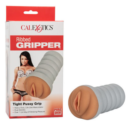 Ribbed Gripper™ Tight Pussy Grip - Brown SE-0929-55-3